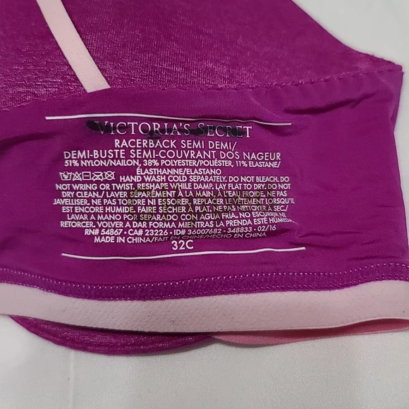 Victoria's Secret racerback semi demi 32c - Picture 3 of 3